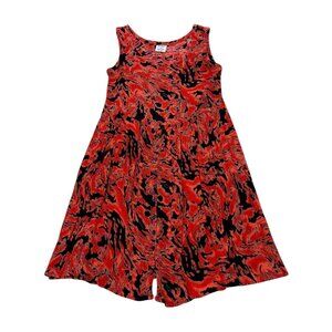 Vintage 1990s Her Style Abstract Rayon Dress